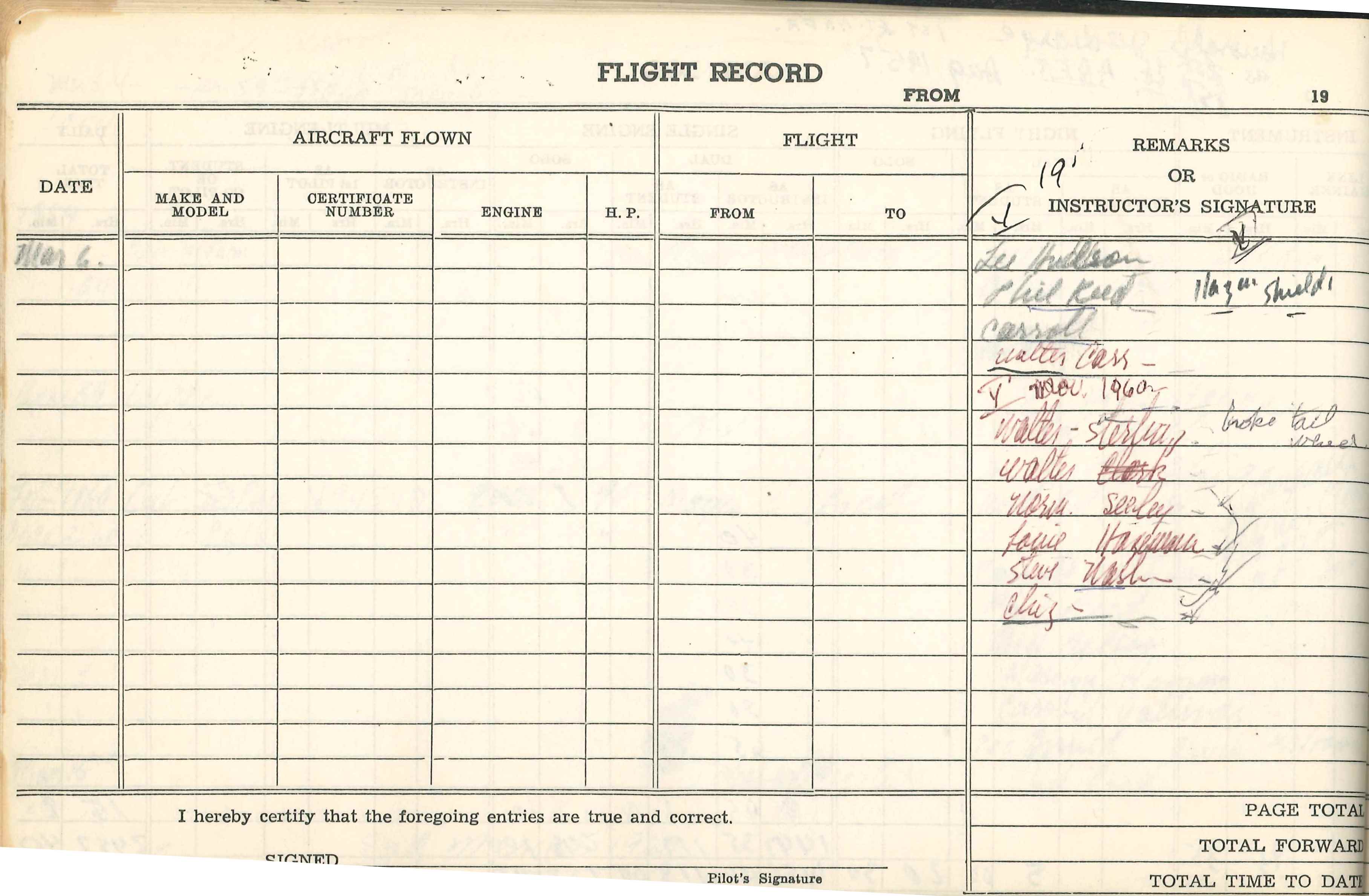 Dot's Log Book